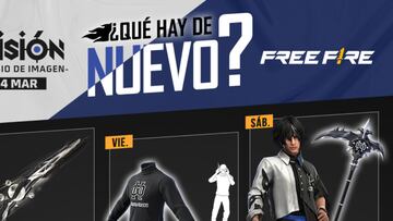 Agenda semanal Free Fire marzo