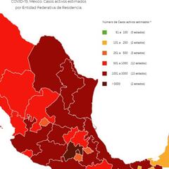 Mapa y casos de coronavirus en México por estados hoy 15 de agosto