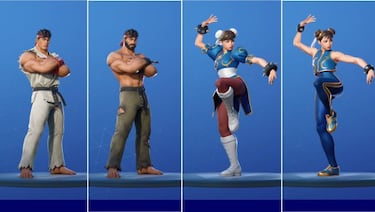 Fortnite: skins Ryu y Chun-Li de Street Fighter ya disponibles; precio y contenidos