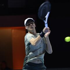 Sinner sees off Medvedev to set up Djokovic rematch in Riyadh