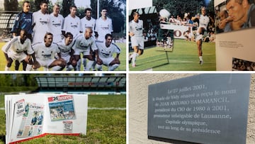 'En la cuna de la Novena'. Reportaje sobre el primer partido de Zidane con el Madrid, en Lausana.