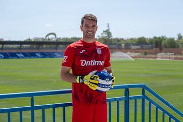 Juan Soriano, durante su presentación como nuevo jugador del Leganés. 