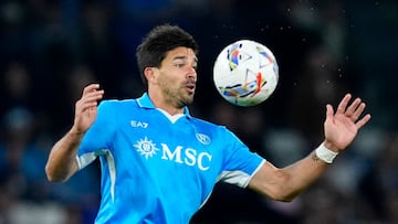 Giovanni Simeone, jugador del Nápoles.
