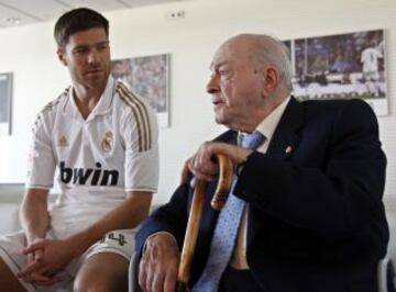 Con Alfredo Di Stéfano.