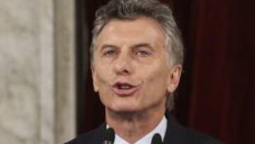 En la imagen, el presidente de Argentina, Mauricio Macri.