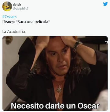 Los mejores memes de la gala de los Oscars