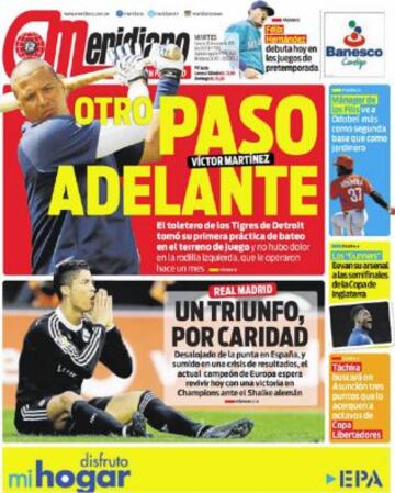 Portadas de la prensa deportiva