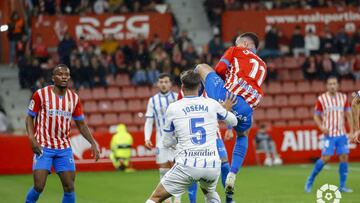 Imagen del Sporting - Legan¨¦s. LaLiga SmartBank 2022-2023.