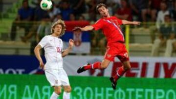 Instante del partido.