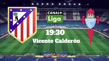 Partido de Liga BBVA entre el Atlético de Madrid y el Celta de Vigo, disputado hoy 14 de mayo a las 19:30h