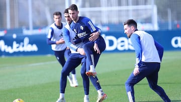 Raúl García de Haro en un entrenamiento anterior.