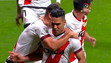 Así fue el gol de Falcao ante el Atlético de Madrid.