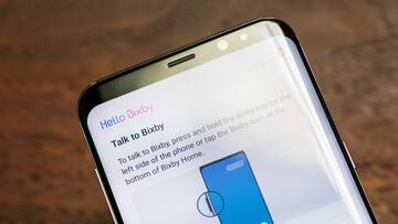 Ya puedes usar el asistente Bixby si tienes un Galaxy S8, pero en ingl¨¦s