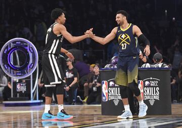 Spencer Dinwiddie y Jamal Murray.