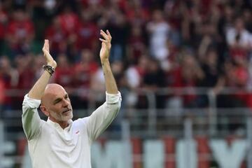 AC Milan's Italian head coach Stefano Pioli 