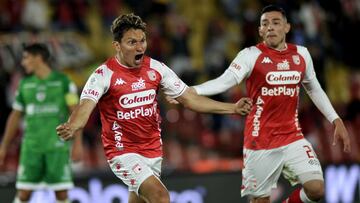 Wilfrido De La Rosa marcó en el último minuto para que Santa Fe empatara ante La Equidad.