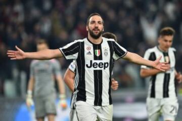 Partidazo del ‘Pipita’, que marcó un gol y asistió en otro en la goleada de la Juventus sobre el Palermo.