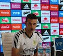 Scaloni: "Pese al cansancio físico, Messi eligió venir"