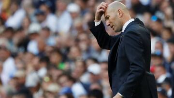 Zidane solo cumple en casa