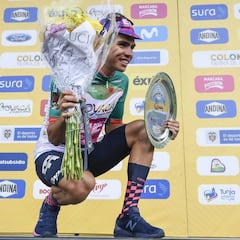 Un podio 'Manzana Postobón' en el Tour Colombia