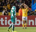 El gol de Edu Vargas que abrió el triunfo de Tigres ante Santos