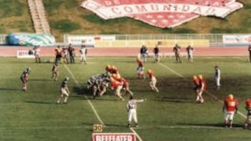 En 1995 la selección española de fútbol americano casi llenaba la Peineta y jugaba de tú a tú contra las grandes potencias europeas.