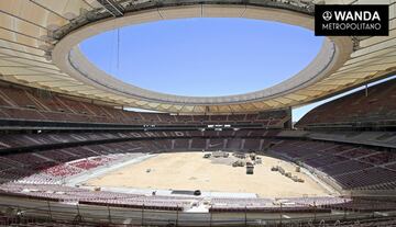 Las canalizaciones que están situadas alrededor del terreno de juego ya están instaladas.