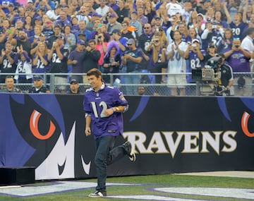 El ganador de 23 medallas de oro en natación es natural de Baltimore, por lo que también es muy seguidor del equipo local, Baltimore Ravens.

