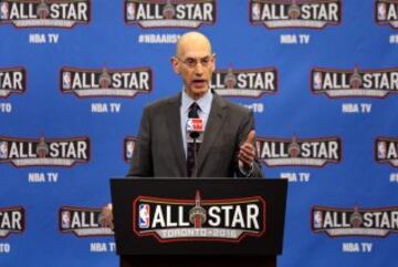 Adam Silver, comisionado de la NBA.