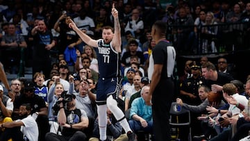 Doncic regresa con derrota, aire al rival y una protesta a la NBA