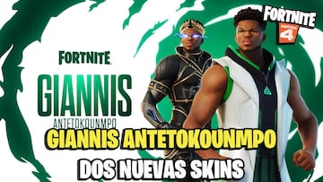 Giannis Antetokounmpo llega por partida doble a Fortnite: así son sus dos skins