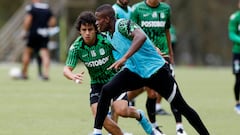 En imágenes, Nacional se enfoca en el partido ante Cali