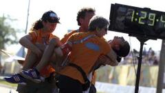 González gana oro en caminata de Panamericanos y se desmaya