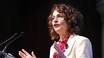 La vicepresidenta primera del Gobierno y ministra de Hacienda, la andaluza María Jesús Montero, durante su participación en los Encuentros SER, a 12 de enero del 2024 en Sevilla (Andalucía, España)
12 ENERO 2024
María José López / Europa Press
12/01/2024