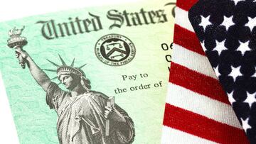Un cheque del Departamento del Tesoro de Estados Unidos v&iacute;a Getty Images.