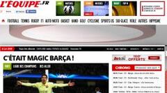 El Barça recupera credibilidad para la prensa: "Fue mágico"