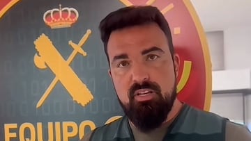 Captura de pantalla extraída de la cuenta de TikTok de @guardiacivil