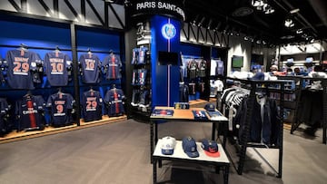 Tienda oficial del PSG en Japón.