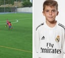 Izan, el niño de 1,28 metros que ilusiona en el Real Madrid