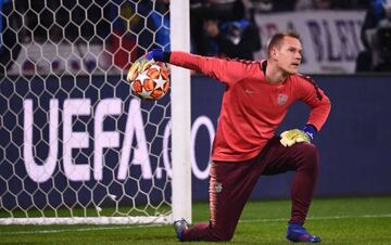 Barcelona's German goalkeeper Marc-Andre Ter Stegen