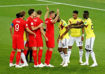 Partidazo en Moscú. Colombia empató al final y logró llevar el partido al alargue 