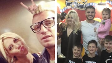 Wanda Nara, Mauro Icardi y Maxi López juntos de nuevo en un cumpleaños. Fotos: Instagram