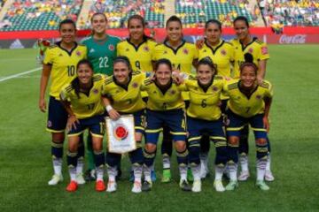 Colombia disputó cuatro partidos en Canadá 2015; ganó uno, empató otro y perdió dos.