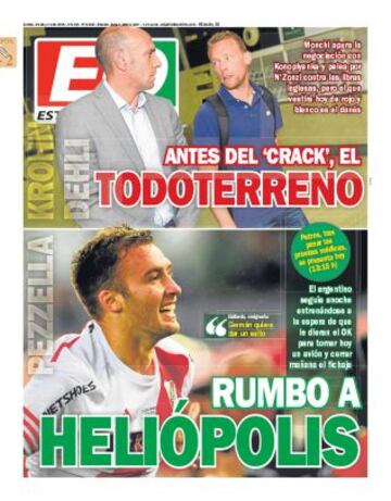 Portadas de la prensa deportiva