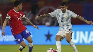 Ángel Correa con Argentina.