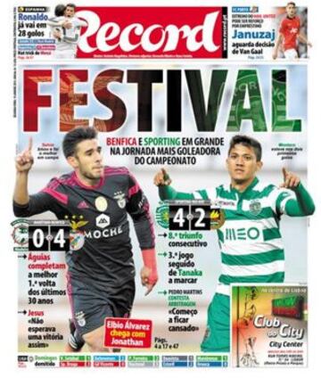 Portadas de la prensa deportiva