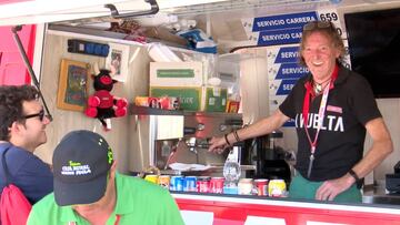 La Vuelta por dentro: Miguel y su necesaria 'furgo' de bocadillos