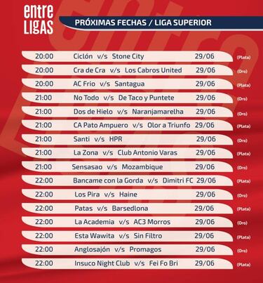 Parten los playoff en la liga Superior este jueves