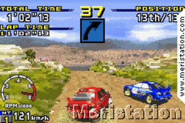 Sega Rally preparado para su debut en Game Boy Advance