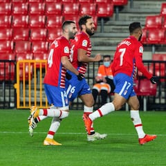 Aprobados y suspensos del Granada: el hambre de Luis Suárez y las tablas de Rui Silva